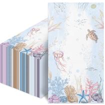 Guardanapos de papel com estampa de tartaruga costeira 100 unidades - wuhuzsm