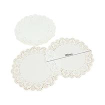 Guardanapos De Papel De Renda Branca 100 Peças, Porta-copos Redondos, Tapete De Bolo, Presente Diy,