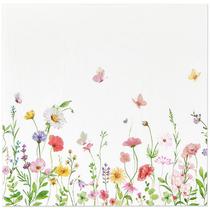 Guardanapos de papel descartáveis Crisky Wildflower Floral 100 unidades