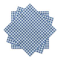 Guardanapos de papel descartáveis Gatherfun Blue/White Gingham x50 Guardanapos de papel descartáveis Gatherfun Blue/White Gingham x50