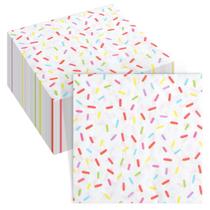 Guardanapos de papel descartáveis Weekgrat Sprinkles de 2 camadas (100 unidades)
