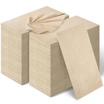 Guardanapos de papel descartáveis WILLBOND 100 pacotes 40x40cm marrons