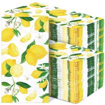 Guardanapos de papel gisgfim, limão, amarelo, citrino, 100 unidades Guardanapos de papel gisgfim, limão, amarelo, citrino, 100 unidades