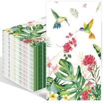 Guardanapos de papel IANFEPH 100 unidades de flor de gerânio beija-flor de 3 camadas