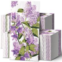 Guardanapos de papel Jetec Spring Floral Birds, 200 unidades, roxo, lilás