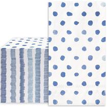 Guardanapos de papel para convidados, bolinhas de baleia, branco, azul, 80 unidades Guardanapos de papel para convidados, bolinhas de baleia, branco, azul, 80 unidades