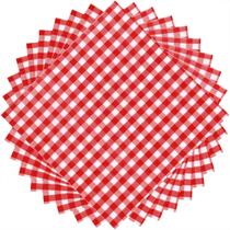 Guardanapos de papel Tatuo Red and White Gingham 100 folhas