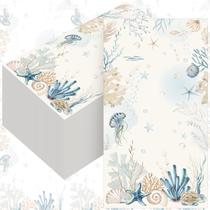 Guardanapos de papel Yeaqee Summer Ocean 100 unidades para banheiro Guardanapos de papel Yeaqee Summer Ocean 100 unidades para banheiro