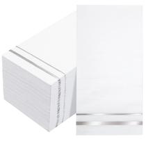 Guardanapos descartáveis BUCLA, papel prateado de 3 camadas e 100 unidades