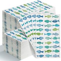 Guardanapos descartáveis de papel de peixe para hóspedes, 200 unidades Seajan