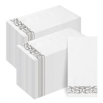 Guardanapos descartáveis Goodluck Silver 200 Pack Linen Like