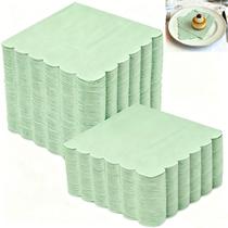 Guardanapos Descartáveis Heyglee Verde Sálvia para Coquetel 12,7x12,7 cm Guardanapos Descartáveis Heyglee Verde Sálvia para Coquetel 12,7x12,7 cm