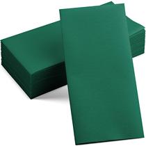 Guardanapos descartáveis Linen-Feel, pacote com 50 guardanapos verdes