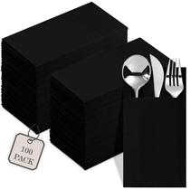 Guardanapos descartáveis NAPEREE com papel preto de bolso Guardanapos descartáveis NAPEREE com papel preto de bolso