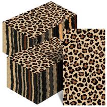 Guardanapos descartáveis para hóspedes Zonon Leopard Print 200 unidades Guardanapos descartáveis para hóspedes Zonon Leopard Print 200 unidades