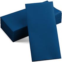 Guardanapos descartáveis Servietto Linen-Feel Blue, pacote com 50 Guardanapos descartáveis Servietto Linen-Feel Blue, pacote com 50