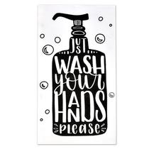 Guardanapos Gift Boutique Bathroom Etiquette Guest, pacote com 100