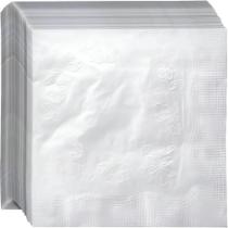 Guardanapos Lillian Tablettings Papel branco premium de 3 camadas 75 ct Guardanapos Lillian Tablettings Papel branco premium de 3 camadas 75 ct