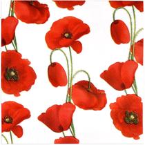 Guardanapos para bebidas de coquetel, presente, papoula, floral, vermelha Guardanapos para bebidas de coquetel, presente, papoula, floral, vermelha