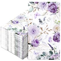 Guardanapos para convidados AnyDesign Aquarela Flor Roxa x100 Guardanapos para convidados AnyDesign Aquarela Flor Roxa x100