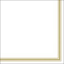 Guardanapos para Decoupage Ambiente Lea Branco-dourado 2 Unidades