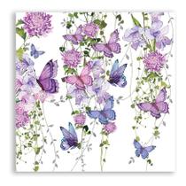 Guardanapos para Decoupage Ambiente Respingo de Borboleta 2 Unidades Guardanapos para Decoupage Ambiente Respingo de Borboleta 2 Unidades