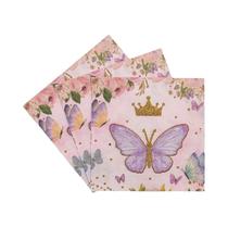 Guardanapos Vintage Com Decoupage De Borboletas E Flores, 40-60 Peças Para Festas, Casamentos E