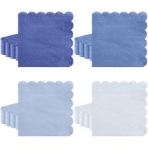 Guardanapos Xiangqu Dusty Blue 12,5 x 12,5 cm, papel de 2 camadas, pacote 120 Guardanapos Xiangqu Dusty Blue 12,5 x 12,5 cm, papel de 2 camadas, pacote 120