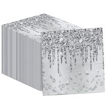 Guardanapos ZOIIWA Happy Birthday Silver 100 unidades (16 x 16 cm) de papel