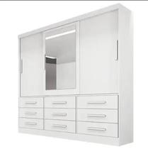 GuardaRoupa Athenas 3 Portas 9 Gavetas Bianchi Branco Bianchi moveis GuardaRoupa Athenas 3 Portas 9 Gavetas Bianchi Branco Bianchi moveis
