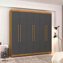 GuardaRoupa Casal 2,2 m Elegance 6 Portas Vlr Móveis