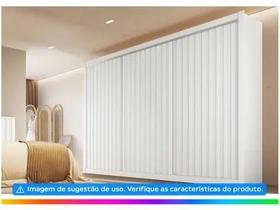 Guardaroupa Casal 3 Portas de Correr 6 Gavetas Móveis Europa Ripado York Guardaroupa Casal 3 Portas de Correr 6 Gavetas Móveis Europa Ripado York