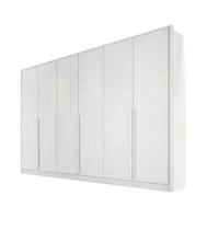 Guardaroupa casal 6 portas 9 gavetas 2,70m Ibiza Branco Bianchi Móveis Guardaroupa casal 6 portas 9 gavetas 2,70m Ibiza Branco Bianchi Móveis