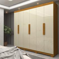 Guardaroupa Casal 6 Portas com Pés Império Guardaroupa Casal 6 Portas com Pés Império