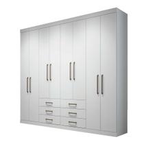 GuardaRoupa Casal 8 Portas 6 Gavetas 238,80cm Master Santos Andirá