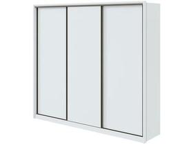 GuardaRoupa Casal Spazio 270 3 portas 6 Gavetas Branco Móveis Lopas