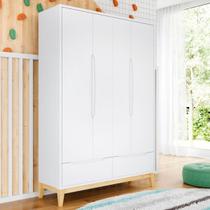 Guardaroupa Infantil Branco Retrô Amor Perfeito Divicar