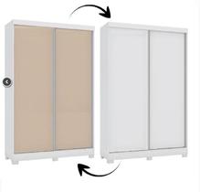 Guardaroupa Solteiro Kappesberg 2 Portas De Correr Branco CB02N571