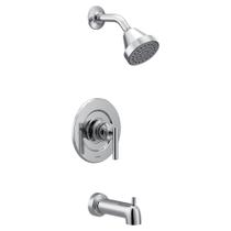 Guarnição de banheira e chuveiro Moen Gibson T2903EP Chrome Guarnição de banheira e chuveiro Moen Gibson T2903EP Chrome