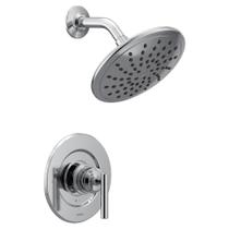 Guarnição de chuveiro Moen Gibson Chrome com cabeça de chuveiro de chuva de 20 cm T3002EP Guarnição de chuveiro Moen Gibson Chrome com cabeça de chuveiro de chuva de 20 cm T3002EP
