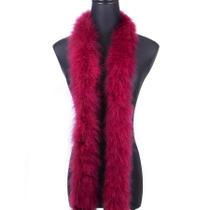Guarnição de fita decorativa wanruida Marabou Feather Boa 183 cm 50 g Borgonha