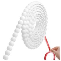 Guarnição de moldagem de parede flexível Leinuosen White 300cm PVC