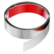 Guarnição de parede HARFINGTON em aço inoxidável autoadesivo 3m x 40mm Guarnição de parede HARFINGTON em aço inoxidável autoadesivo 3m x 40mm