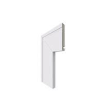 Guarnição de Poliest 457 Branco com 10cm Santa Luzia