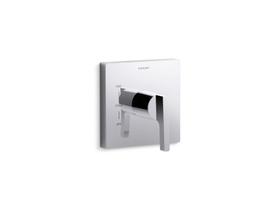 Guarnição de válvula Kohler TS99761-4-CP Rite-Temp com alça de alavanca Guarnição de válvula Kohler TS99761-4-CP Rite-Temp com alça de alavanca