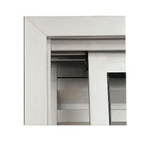 Guarnição para Janelas Venezianas 120x150cm Aluminium Branca - Sasazaki