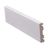 Guarnição Poliestireno Liso Branco 240X10X1.5cm - Finottato Guarnição Poliestireno Liso Branco 240X10X1.5cm - Finottato