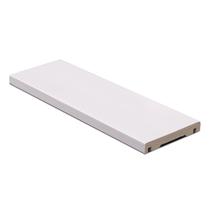 Guarnição Poliestireno Liso Branco 240X7X1.5cm - Finottato Guarnição Poliestireno Liso Branco 240X7X1.5cm - Finottato