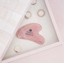 Guasha de Quartzo Rosa