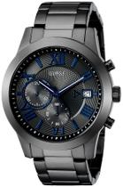 GUESS Aço Inoxidável Gunmetal Cronógrafo Relógio Pulseira